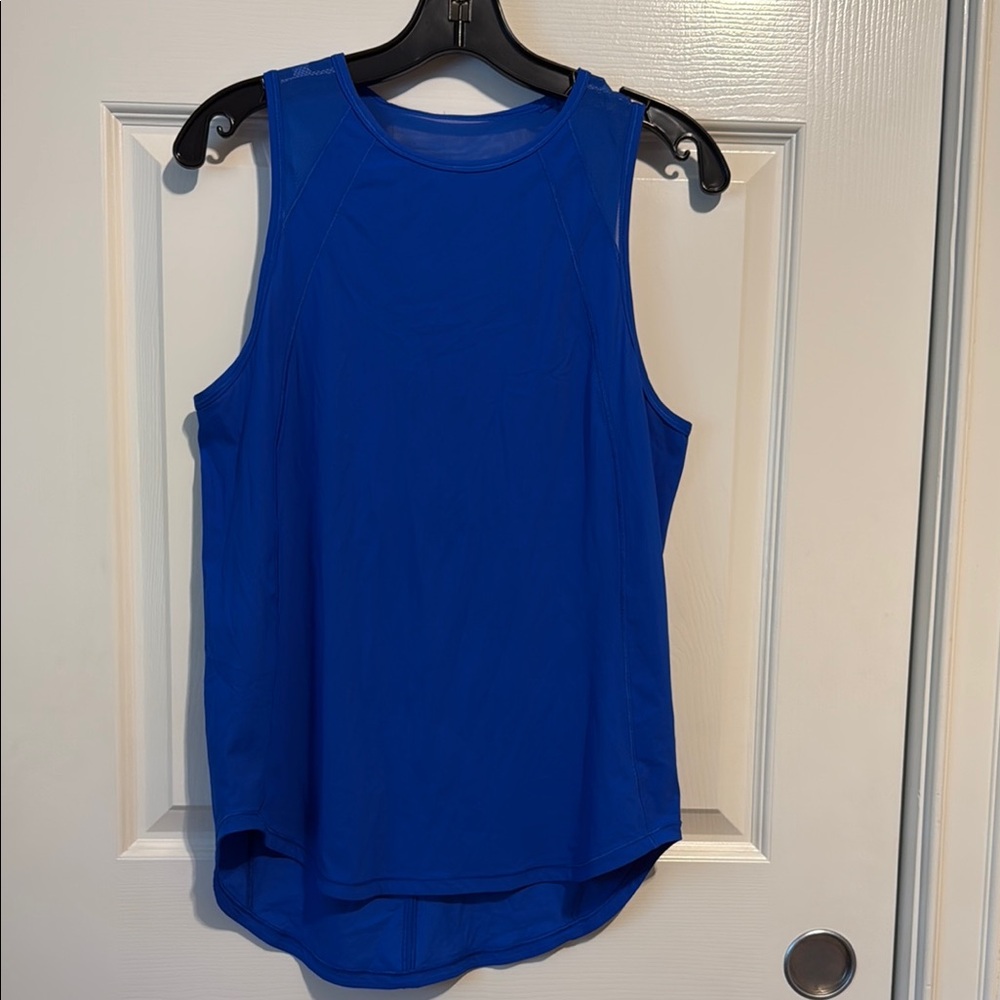Lululemon Athletica Blue Sleeveless Tank Top